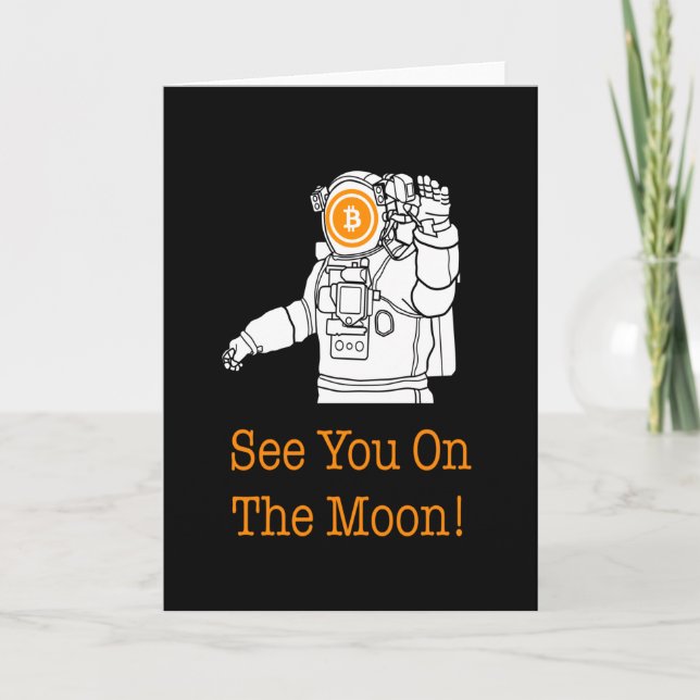 Unqiue Bitcoin Design Card (Front)