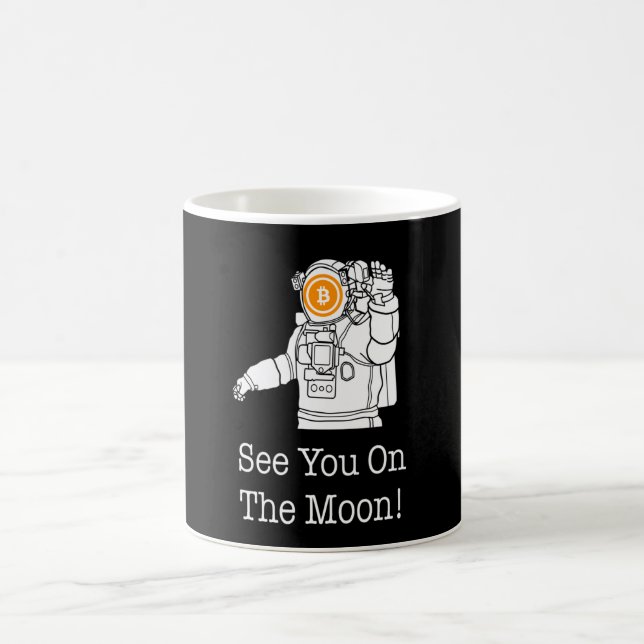 Unqiue Bitcoin Design Coffee Mug (Center)