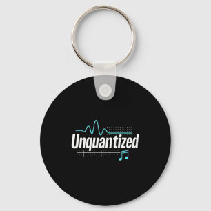 Unquantized Music Producer Musician Graphic Key Ring
