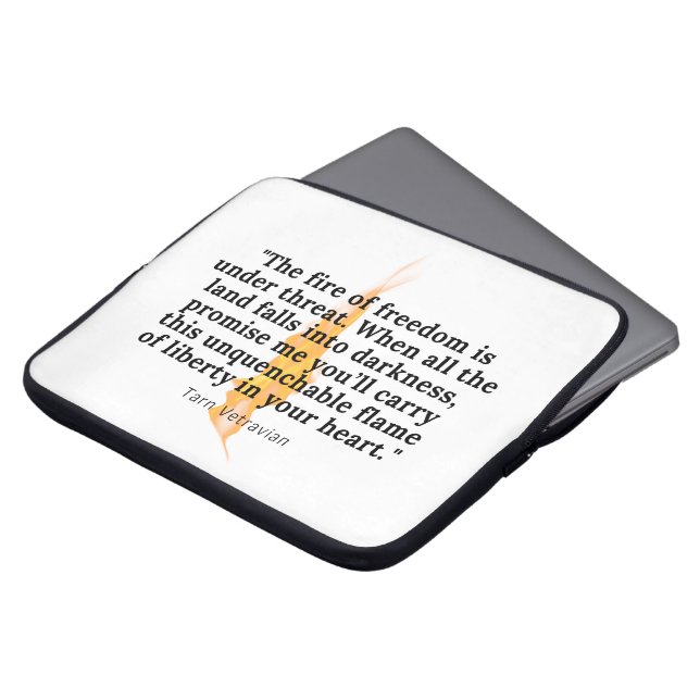 Unquenchable Flame - Laptop Sleeve (Front Top)