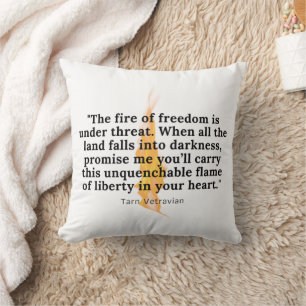Unquenchable Flame - Throw Cushion