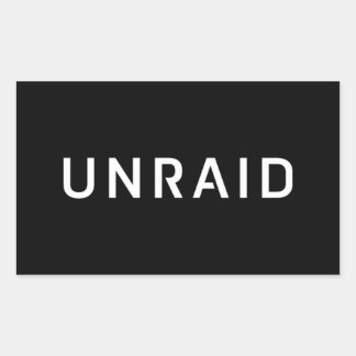 Unraid black rectangle sticker