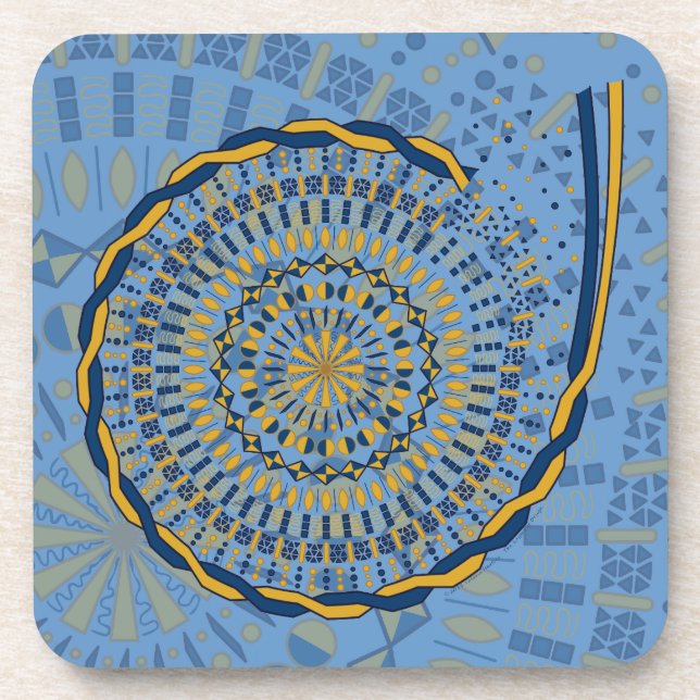 Unravel Square Coaster (Front)