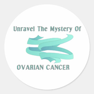 UNRAVEL THE MYSTERY OF OVARIAN CANCER STICKER