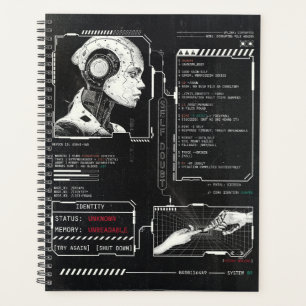 Unrecognised - Techno-Brutalist Streetwear Design Planner