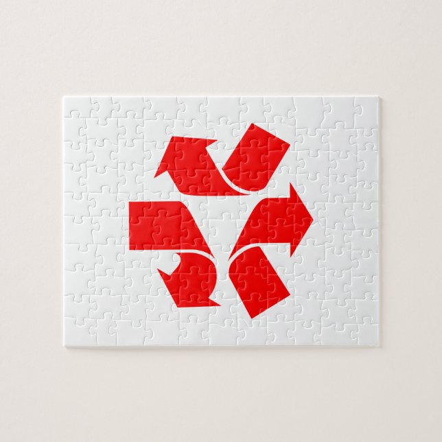 Unrecycle Symbol Jigsaw Puzzle (Horizontal)