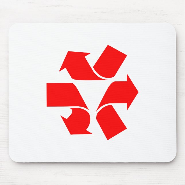 Unrecycle Symbol Mouse Pad (Front)