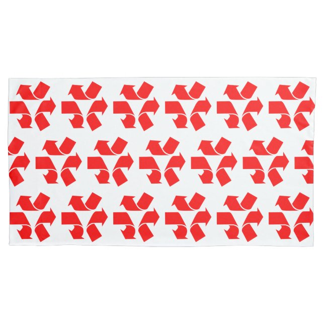 Unrecycle Symbol Pillowcase (Front-Left)
