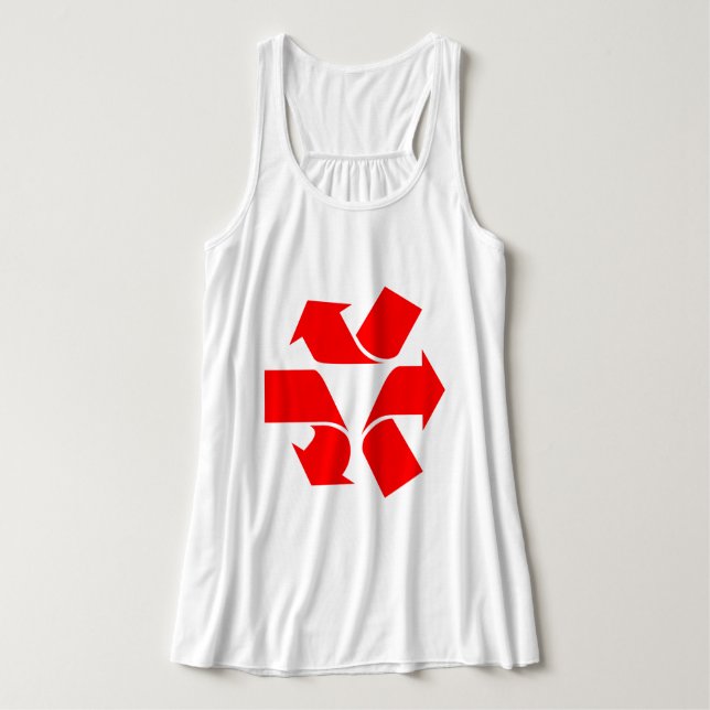 Unrecycle Symbol Singlet (Design Front)