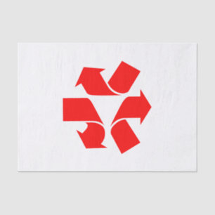 Unrecycle Symbol Tissue Paper