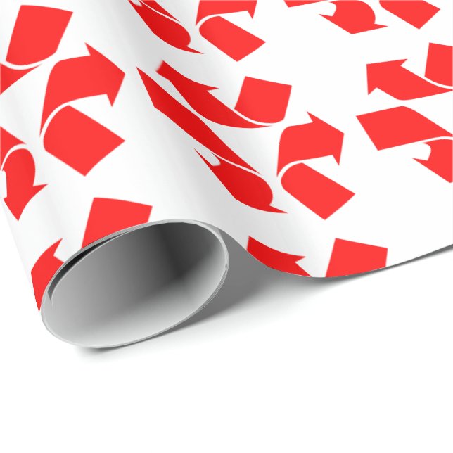 Unrecycle Symbol Wrapping Paper (Roll Corner)