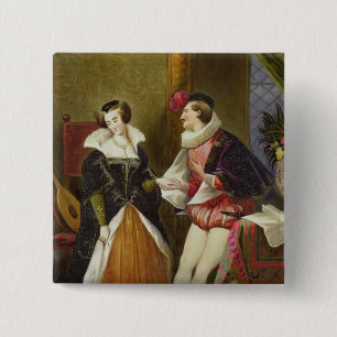 Unrequited Love 15 Cm Square Badge