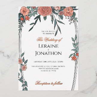 Unrushed Wedding Invitation