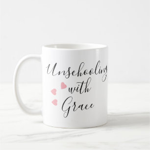 Unschooling Mum Grace Hearts Coffee Mug
