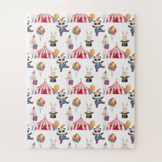 unscramble this cute circus theme puzzle
