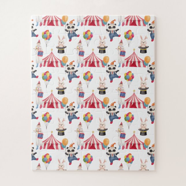 unscramble this cute circus theme puzzle  (Vertical)