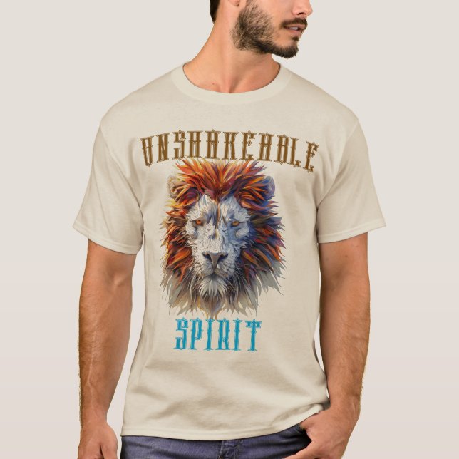 Unshakable Spirit – Lion Face Tee (Front)