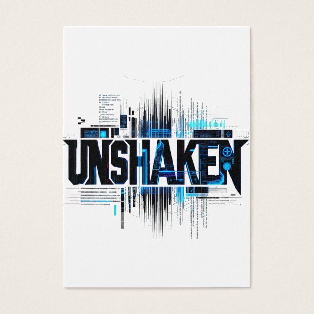 UNSHAKEN Cyberpunk Profile Card (Front)