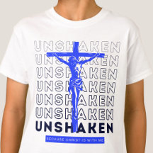 Unshaken - Gospel Pray Bible Graphic White