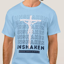 Unshaken - Pray Religious Christianity Graphic