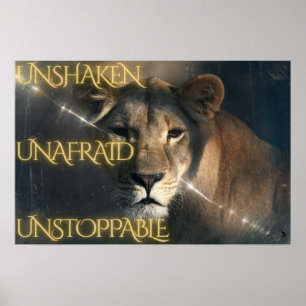 Unshaken.  Unafraid.  Unstoppable. Poster