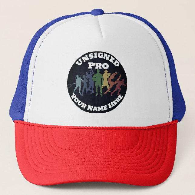 Unsigned Pro Football Jersey Trucker Hat (Front)