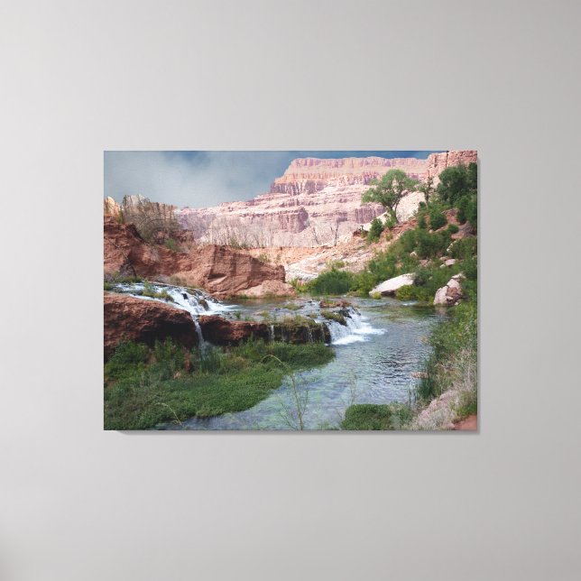 Unspoiled Waterfall Print on Canvas 30"x40"x1.5" (Front)