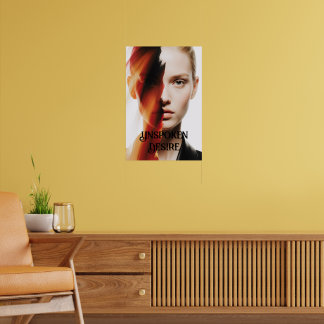 "Unspoken Desire" Abstract Woman Art Print