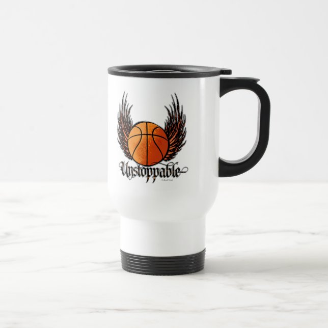 Unstoppable (Basketball) Travel Mug (Right)