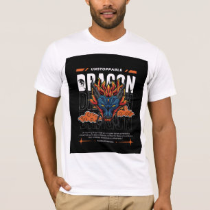 Unstoppable Dragon – Bold Fire Men's Basic T-Shirt