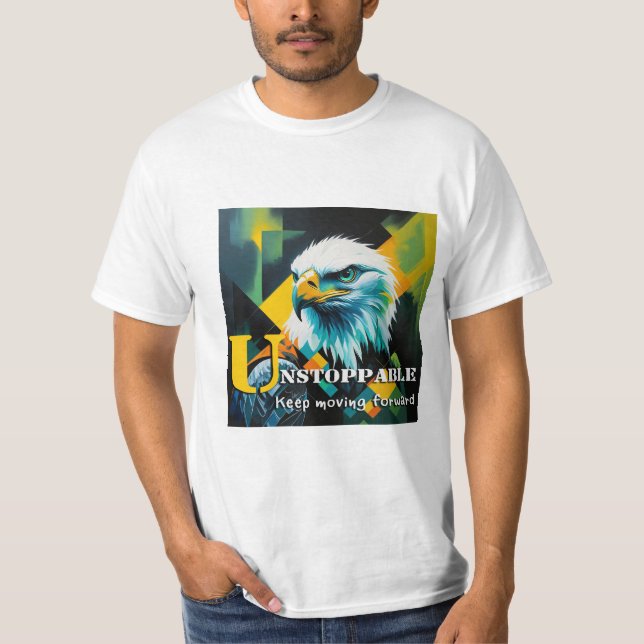 Unstoppable Eagle  T-Shirt (Front)