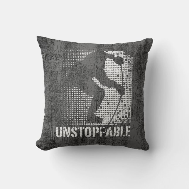 Unstoppable (Hockey) Cushion (Front)