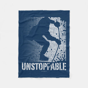 Unstoppable (Hockey) Fleece Blanket