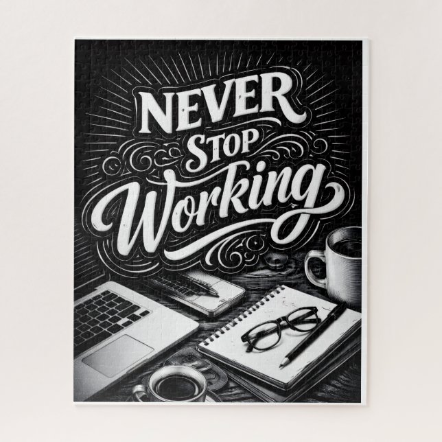 Unstoppable Hustle Jigsaw Puzzle (Vertical)