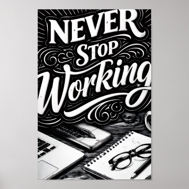 Unstoppable Hustle Poster (Front)