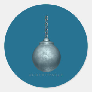 Unstoppable Motivation  Classic Round Sticker
