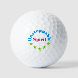 unstoppable spirit  golf balls
