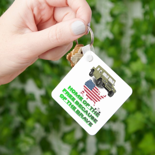 Unstoppable veterans key ring (Hand)