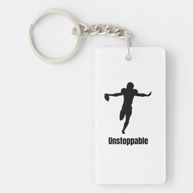 Unstoppable White Mug Key Ring (Front)