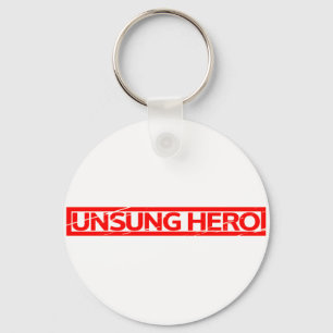 Unsung Hero Stamp Key Ring