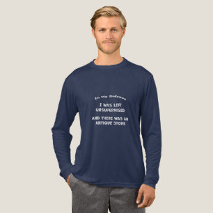 Unsupervised, and There Was an Antique Store Tri-Blend Shirt