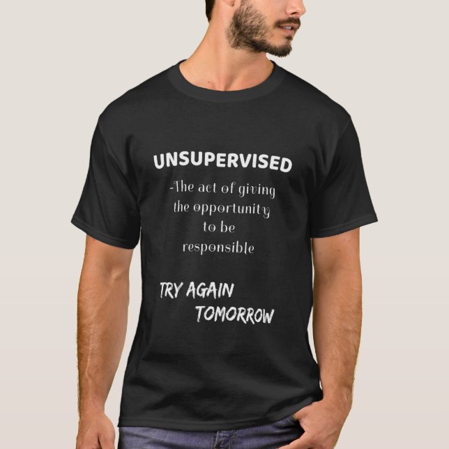 Unsupervised Apparel T-Shirt (Front)
