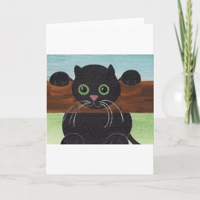 Unsure Hang in There, Kitty Card (Front)