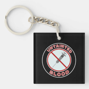 Untainted Blood Freedom Lovers Anti Communist T- Key Ring