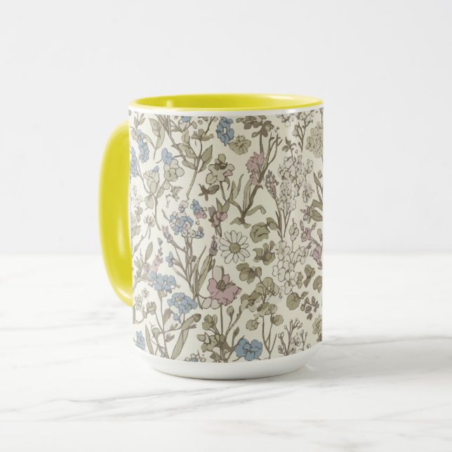 Untamed Petals Mug (Front Left)