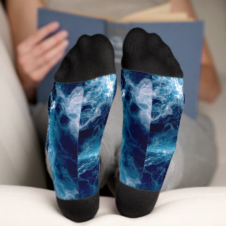 Untamed Sea Churn Socks