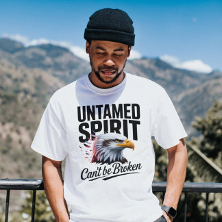 Untamed Spirit Eagle Eyes Freedom Adventure  T-Shirt