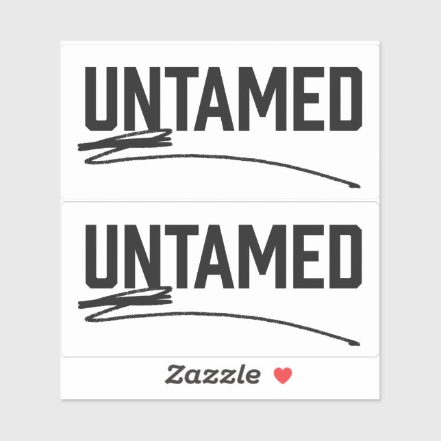 Untamed Stickers (Sheet)