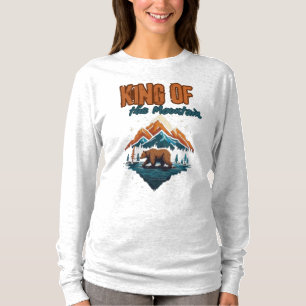 Untamed Wilderness: Brown Bear on the Mountain T-Shirt