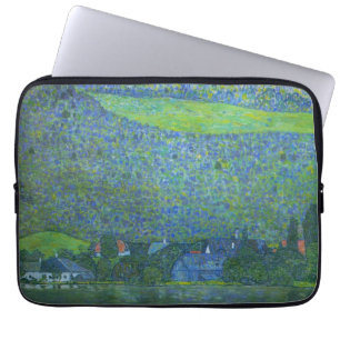 Unterach at Attersee by Klimt, Vintage Art Nouveau Laptop Sleeve